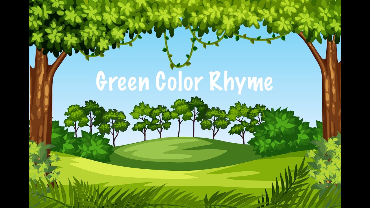 Green Colour Song | Green is the Frog | Nursery Rhyme | The Kid Next Door