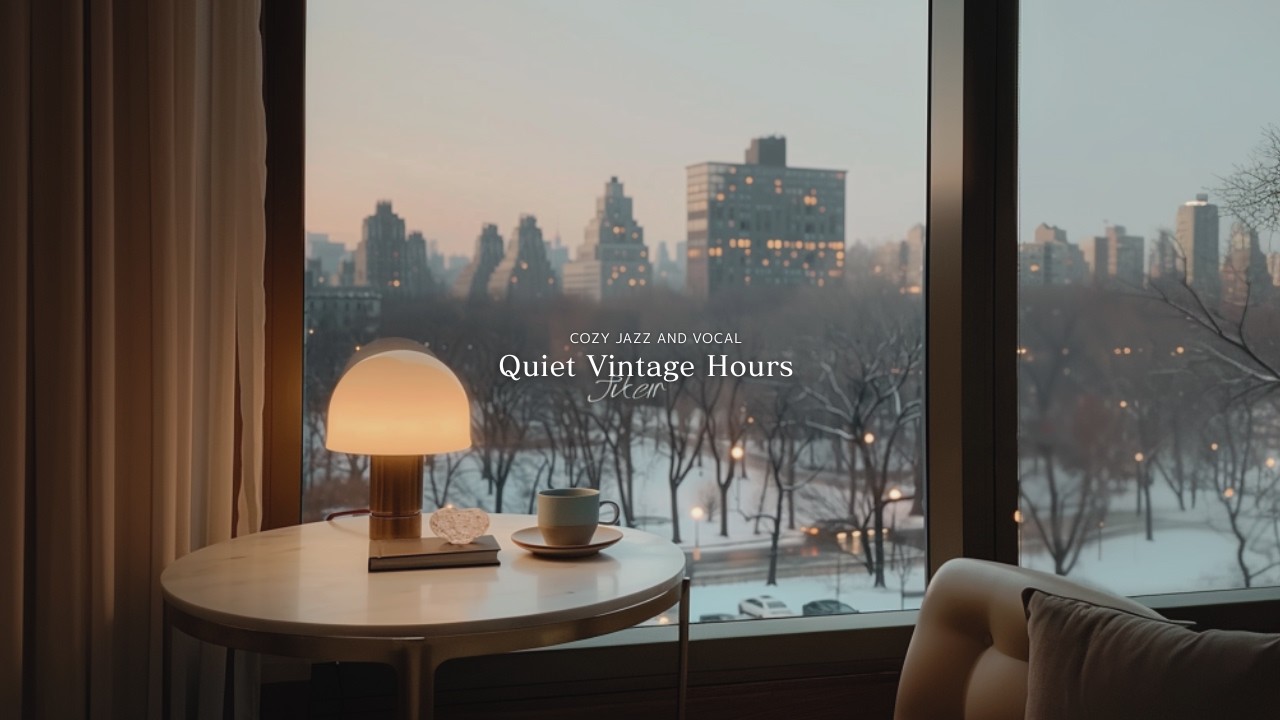 [Playlist] 窓辺の灯りと都会の余韻、静かに心整うひとり時間 ｜Vintage Jazz Playlist｜Quiet Vintage Hours