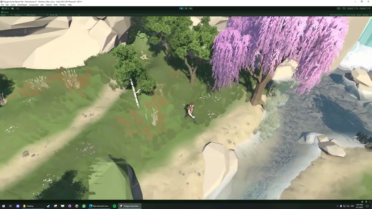 Testing Synty Nature pack, it's amazing!