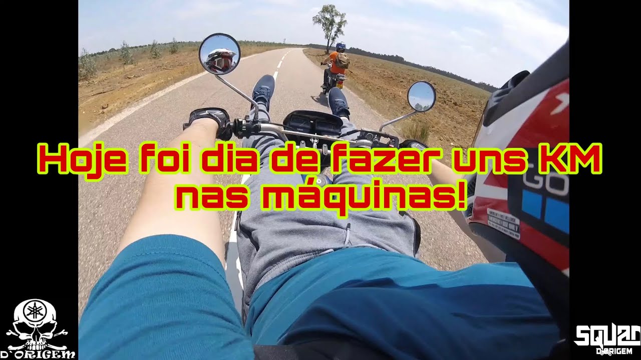 D’origem | Hoje foi dia de fazer uns km nas maquinas! (Yamaha DT 50 & Yamaha XTZ 125 & Sachs)