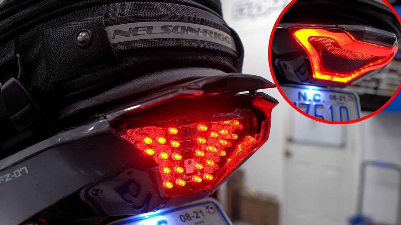 Crash Aftermath | TST Taillight Install FZ-07/MT-07
