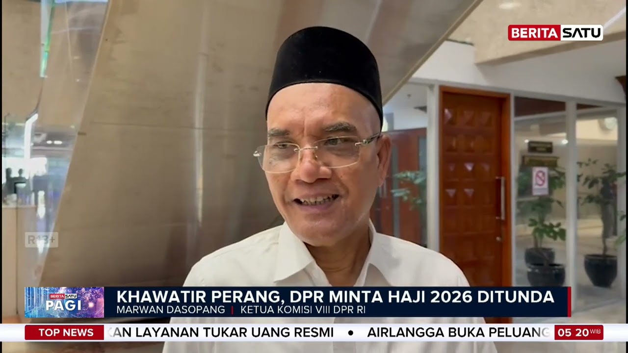 Timur Tengah Memanas, DPR RI Usul Keberangkatan Haji Ditunda #beritasatu