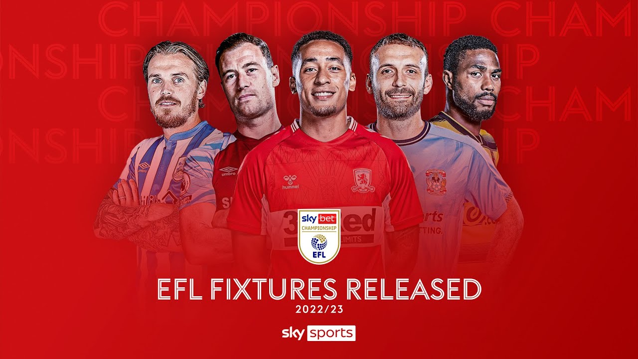 2022/23 EFL fixtures released! 🚨