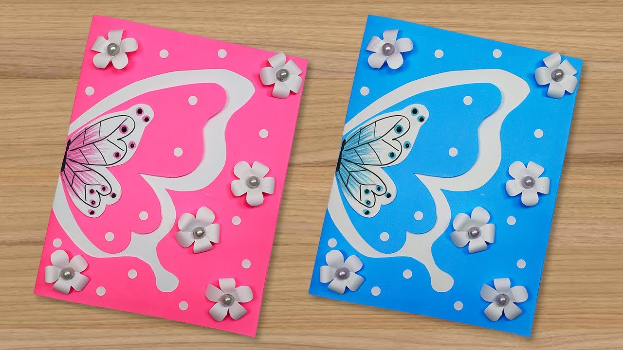 🦋Tarjeta del día de la madre mariposa 🦋Butterfly mother's day card 💖Día de la Mujer🌺Card Women's Day