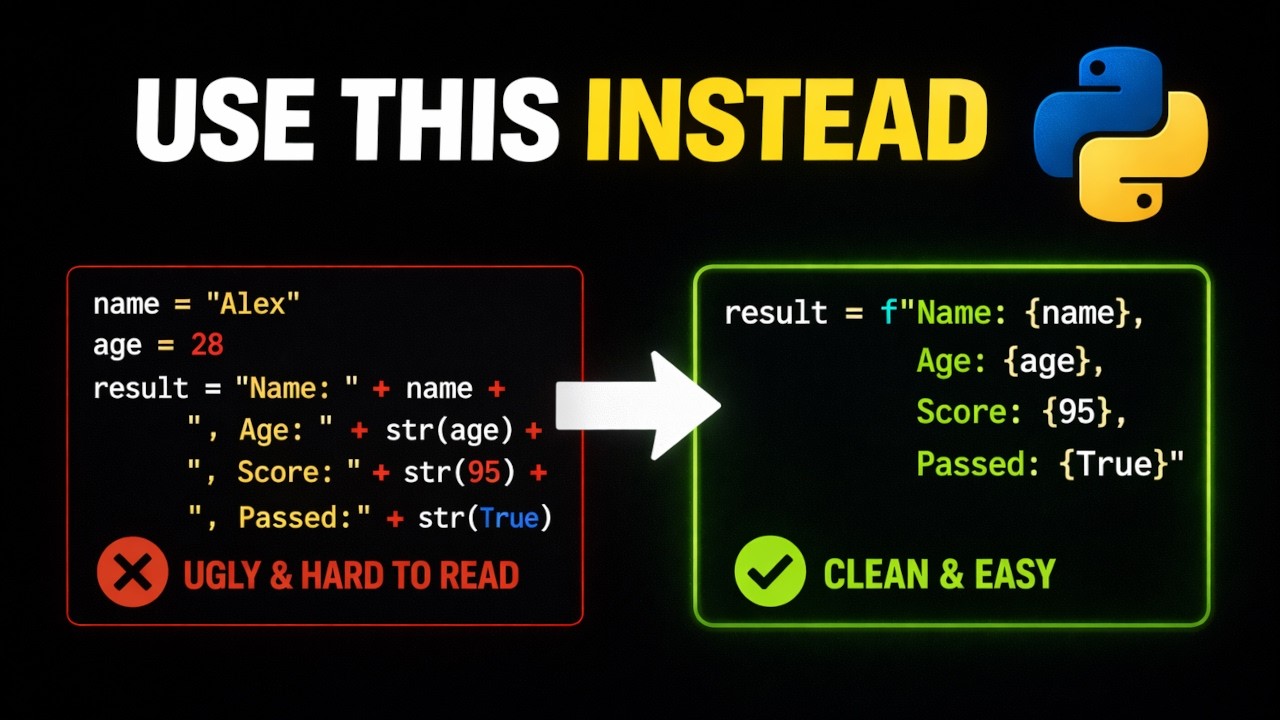 Форматирование строк в Python стало проще *Прекратите писать некрасивый вывод*