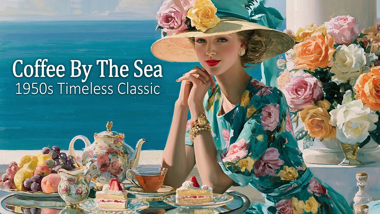 1950s Summer Seaside Caf&eacute; | Timeless Melodies by the Ocean