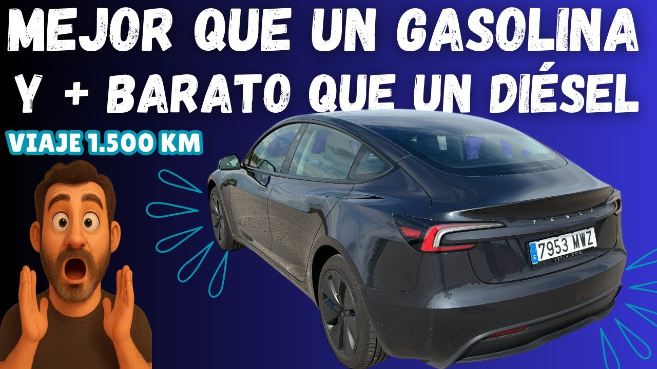 Viaje 1.500 km con #TeslaModel3 Gran Autonom&iacute;a Tracci&oacute;n Trasera con 702 km WLTP #TestDrive