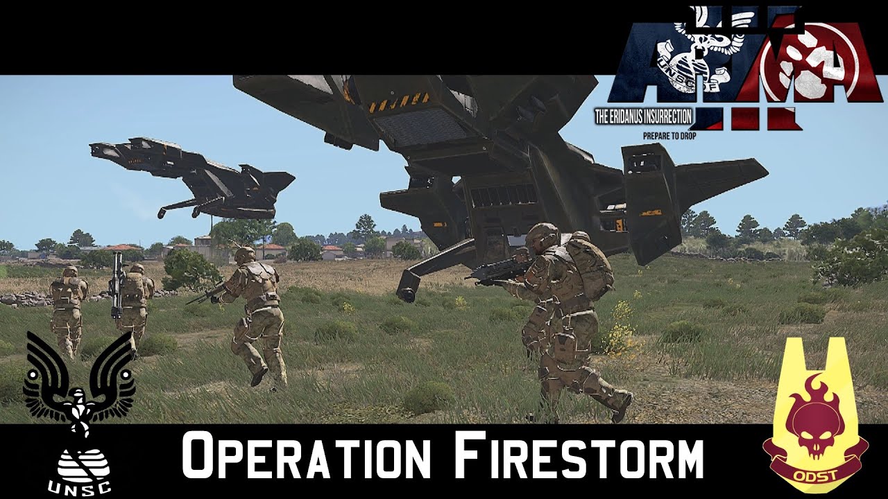 Operation Firestorm - ArmA 3 Eridanus Insurrection HALO Gameplay