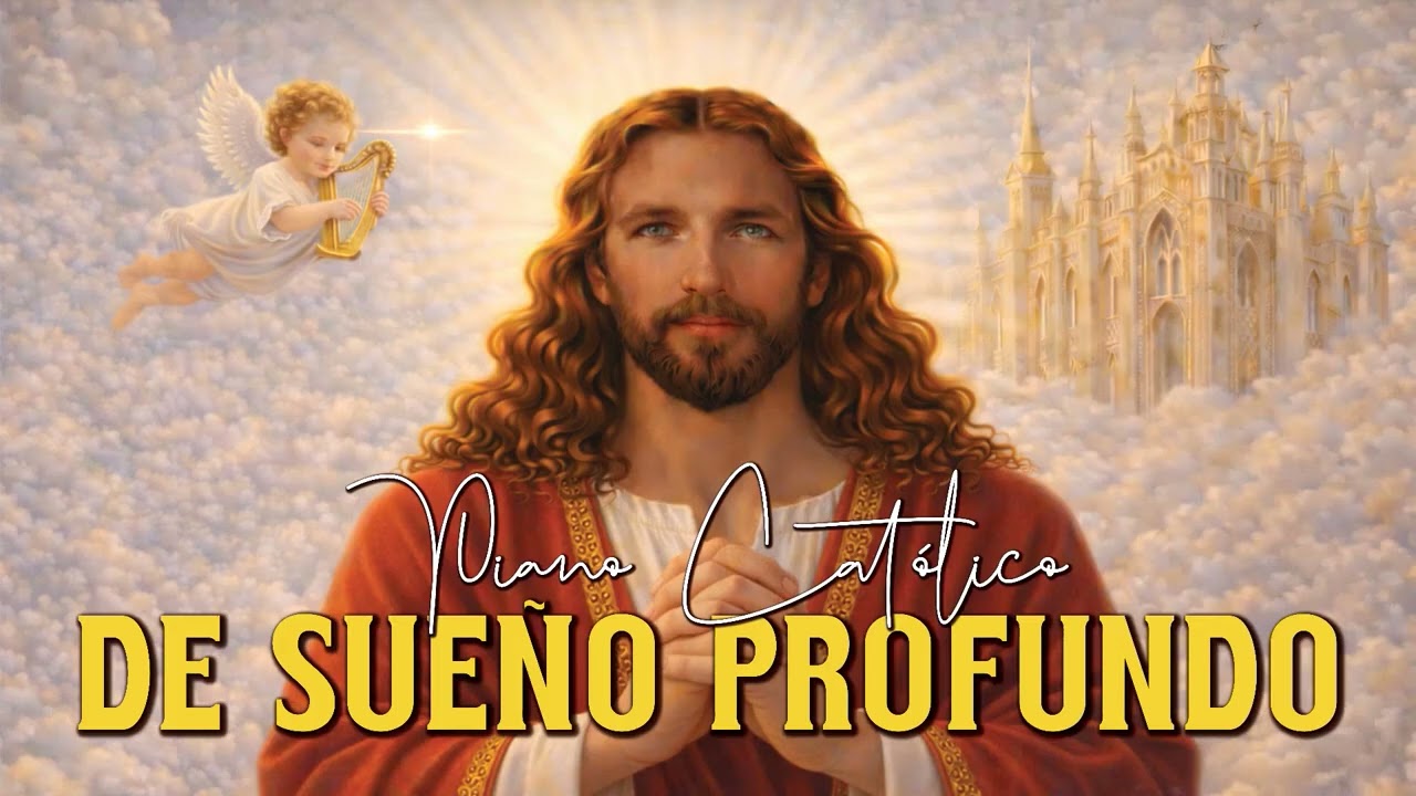 Descansa en la Paz de Dios M&uacute;sica Cat&oacute;lica en Piano 🌙 para un Sue&ntilde;o Profundo
