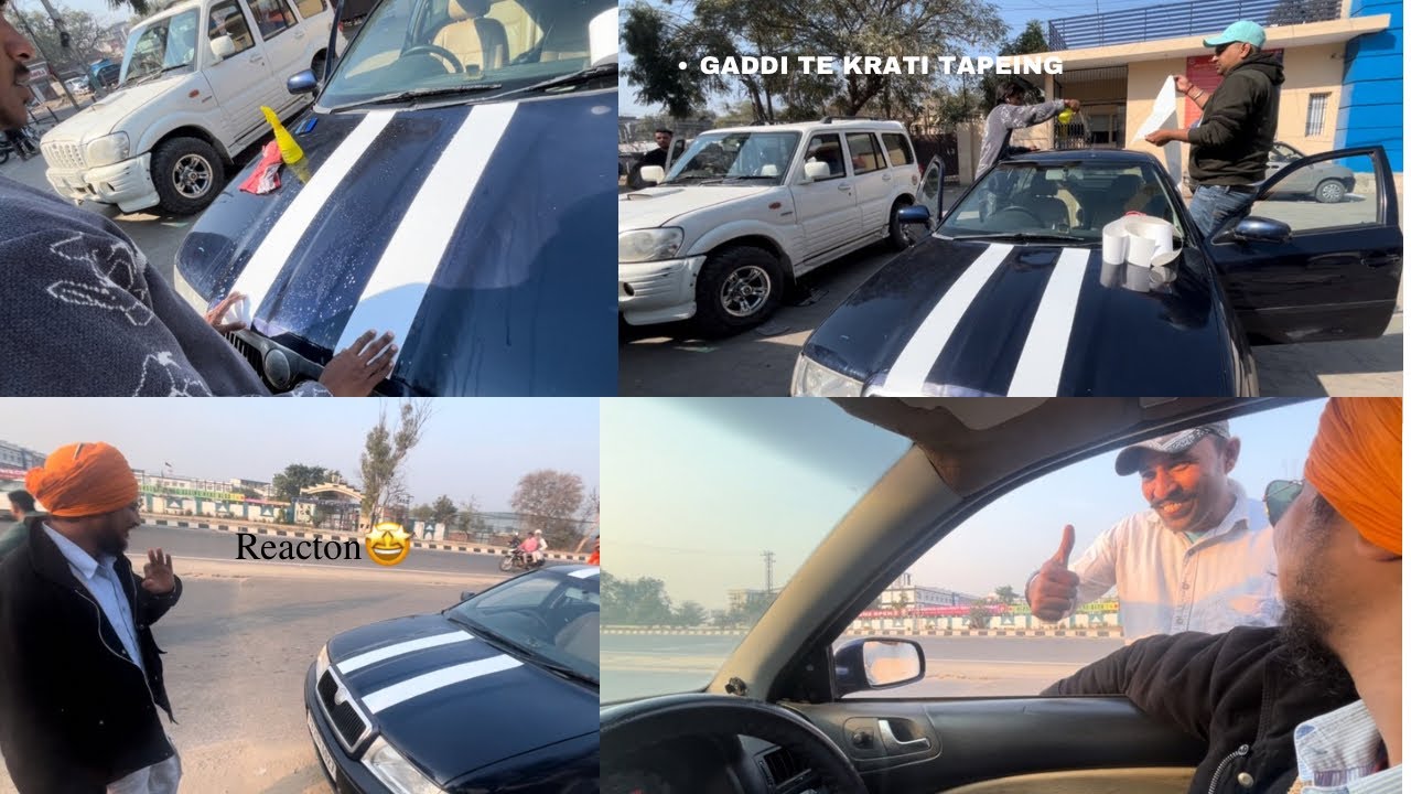 Gaddi te kraati tapeing | check reactions