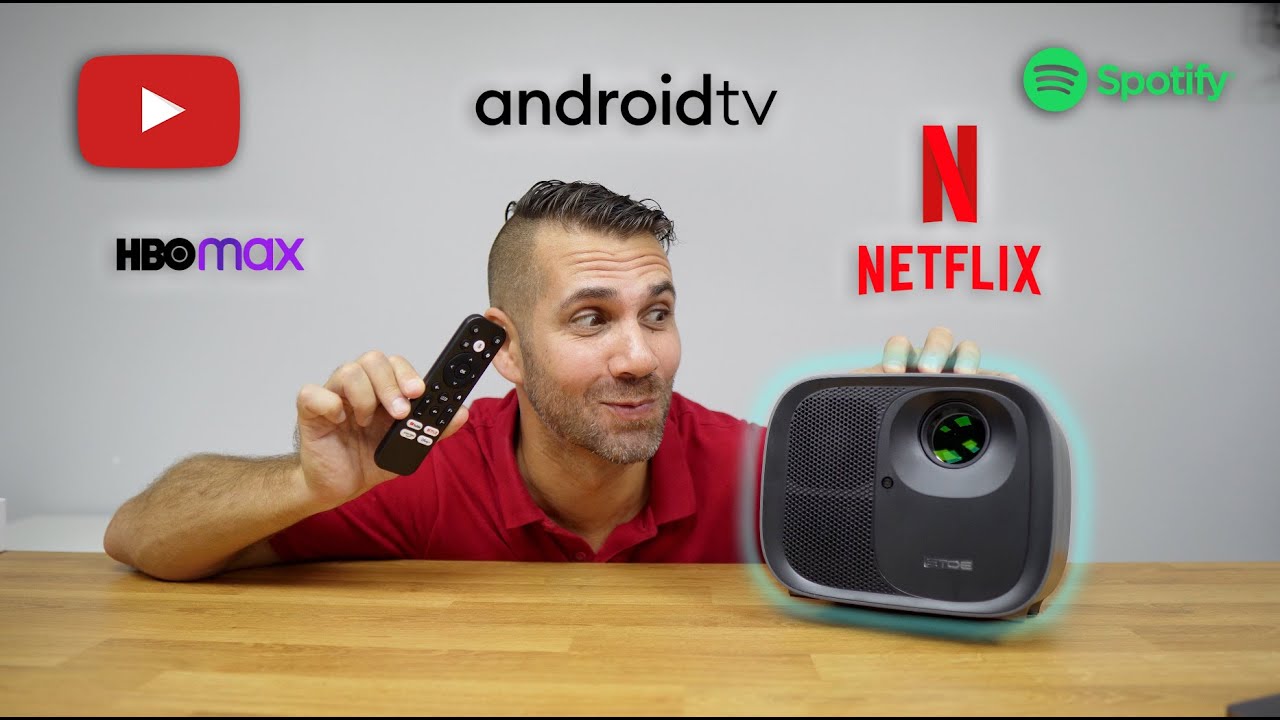 Projetor TUDO em UM !! Android TV & Netflix | ETOE E3 Pro