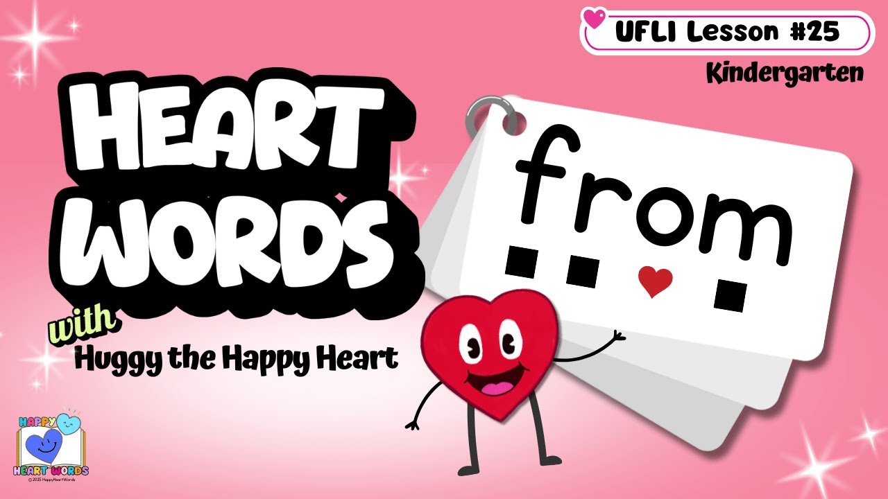 Introducing Irregular Heart Word FROM | UFLI-Aligned | UFLI Lesson 25 | Sight Word FROM