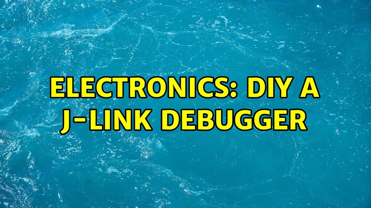 Electronics: DIY a j-link debugger