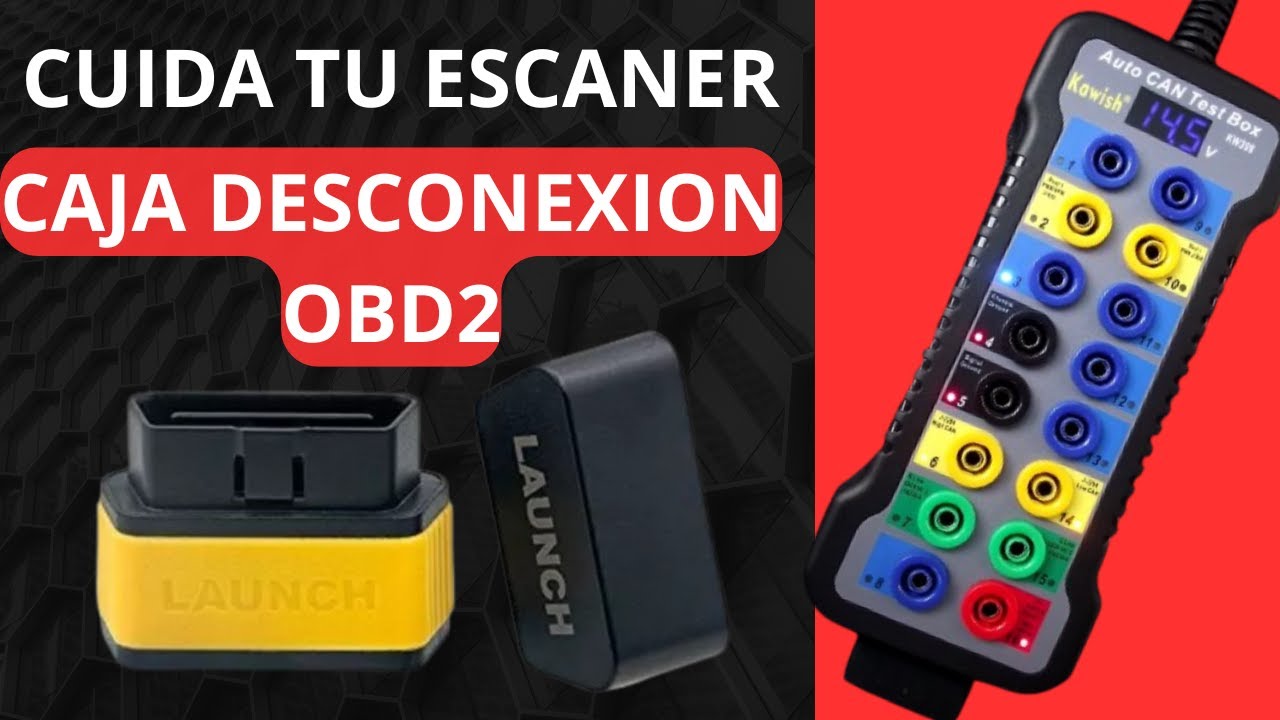 Como Usar caja de desconexión OBD2 KAWISH 308 breakbox out