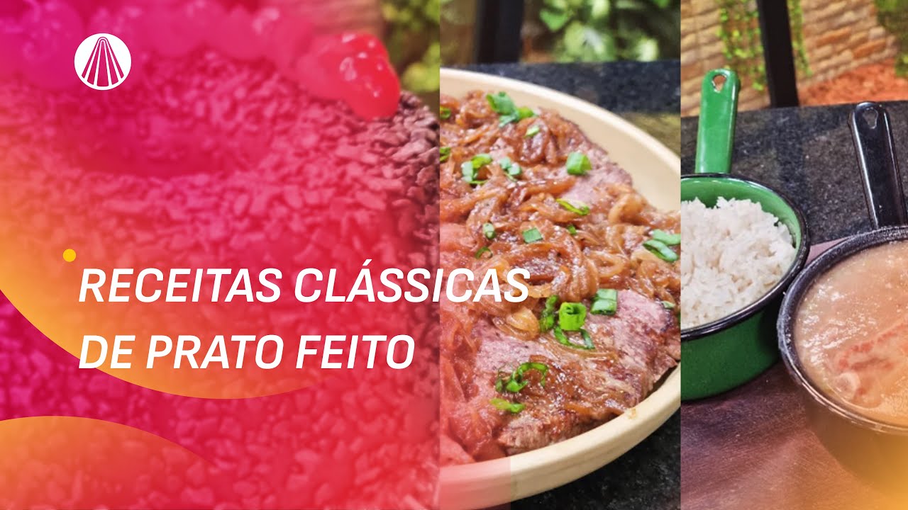 ARROZ E FEIJÃO PERFEITO | BIFE ACEBOLADO COM BATATA FRITA | BRIGADEIRÃO | Sabor de Vida