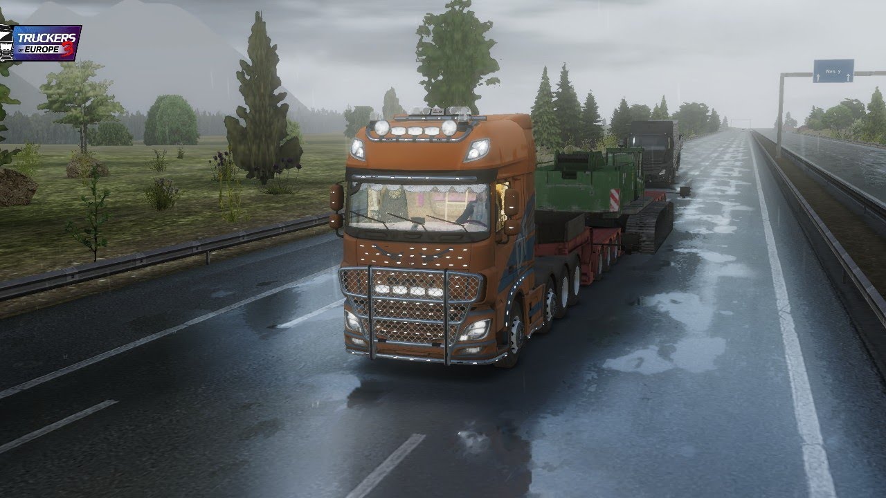 live streaming Truckers of Europe 3 game play video.