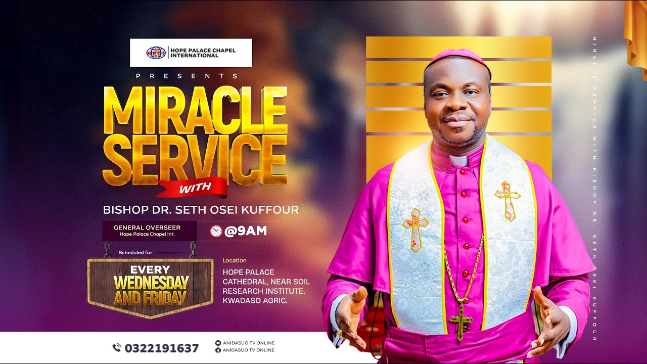 MIDWEEK MIRACLE SERVICE with Bishop Dr. Seth Osei Kuffour ||  04.02.2026.