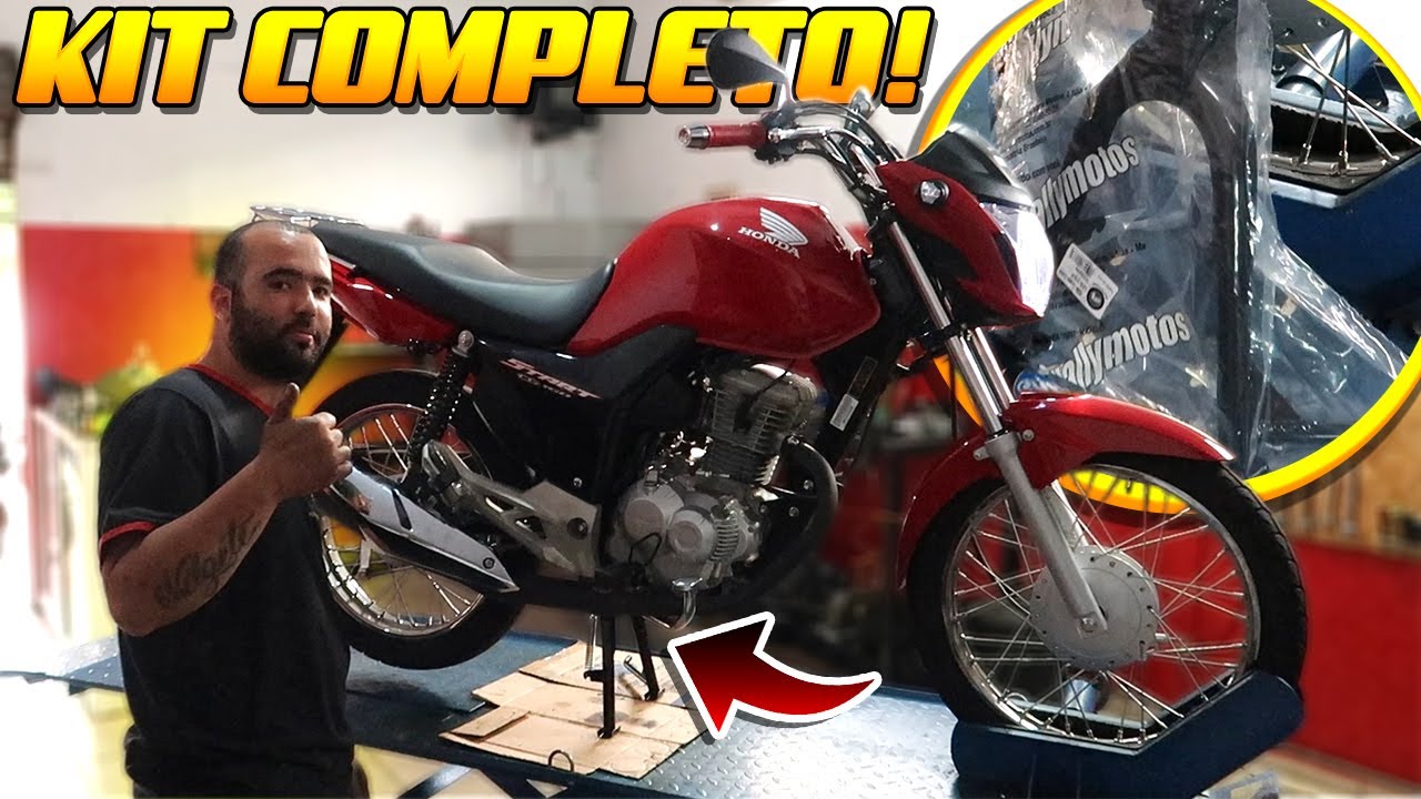 COMO MONTAR CAVALETE CENTRAL NA START / FAN E TITAN 160 [ PASSO A PASSO ] ‹‹ Maycon Aragão ››