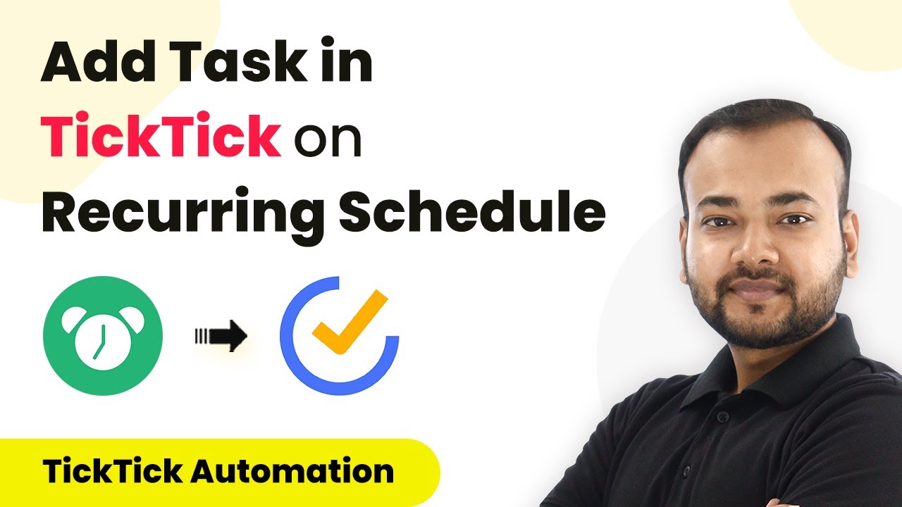 How to Add a Task in TickTick on a Recurring Schedule - TickTick Automation