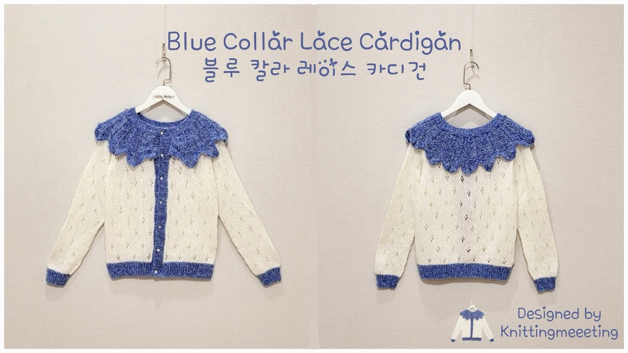 블루 칼라 레이스 카디건(Blue Collar Lace Cardigan)