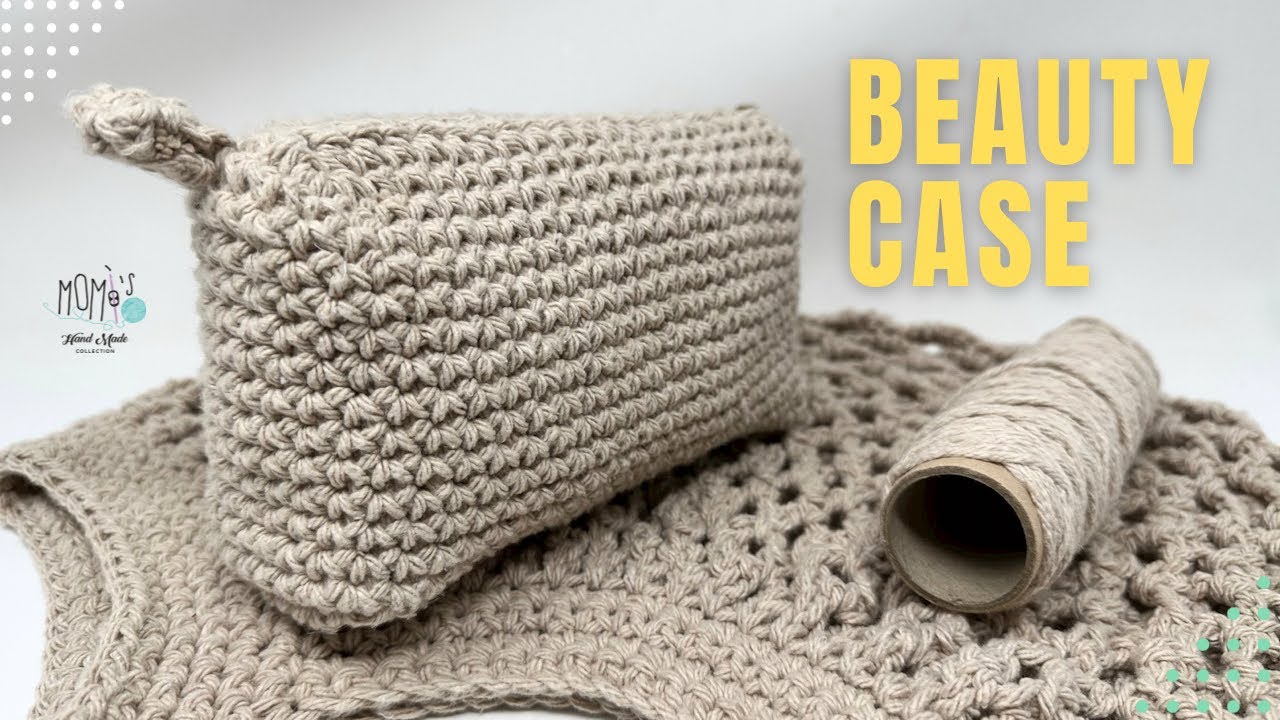 TUTORIAL FACILISSIMO BEAUTY CASE | EASY CROCHET BEAUTY CASE 🌻Momì's🌻 #crochet #tutorial #uncinetto