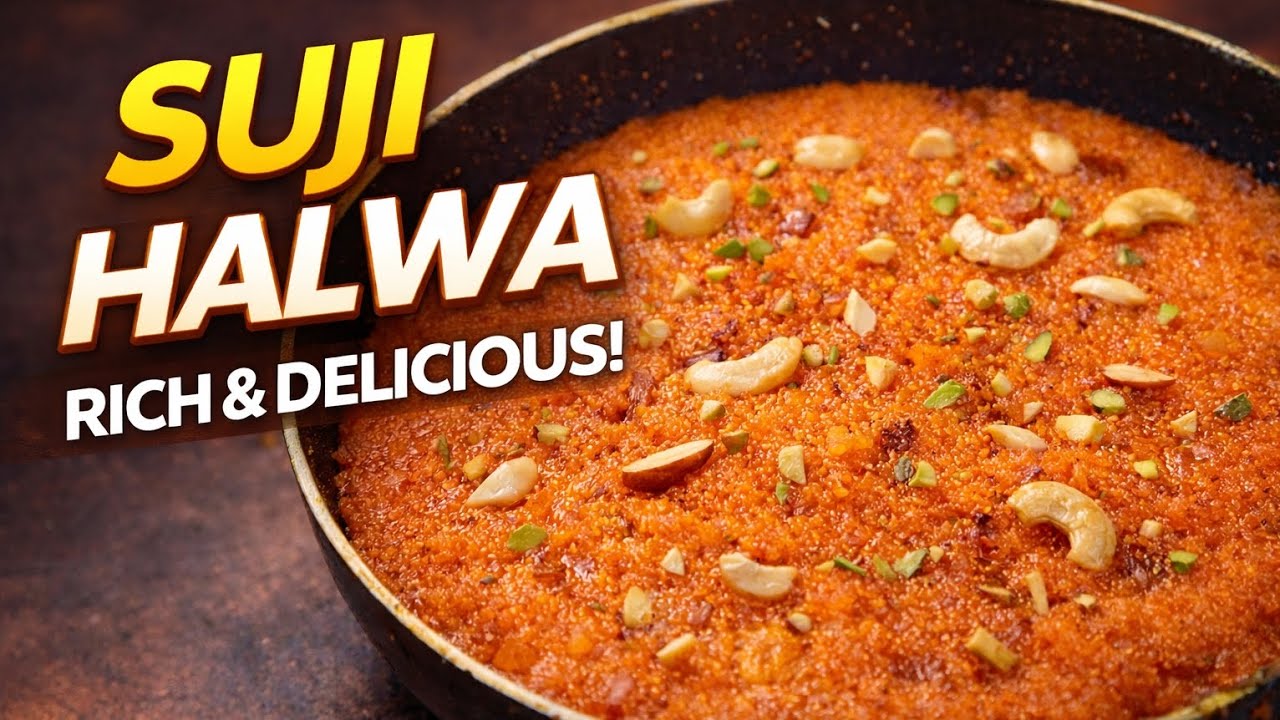Easy suji halwa