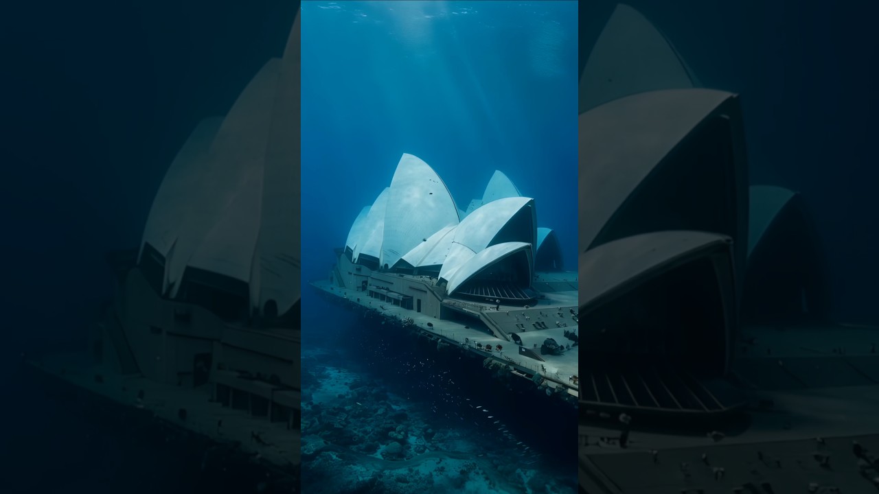 Sydney Opera House Underwater?! Shocking Scene Revealed! #aiart