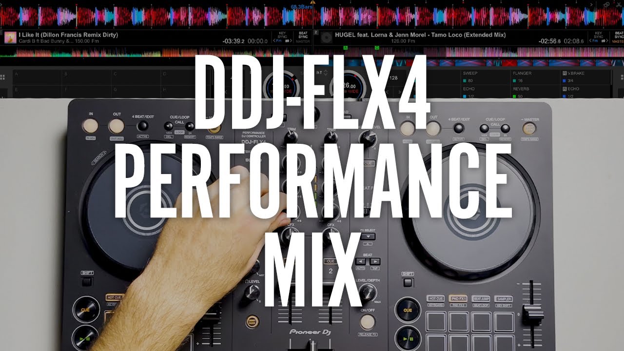 Pioneer DDJ-FLX4 Performance Mix (Smart Fader + Smart Color FX Demo)