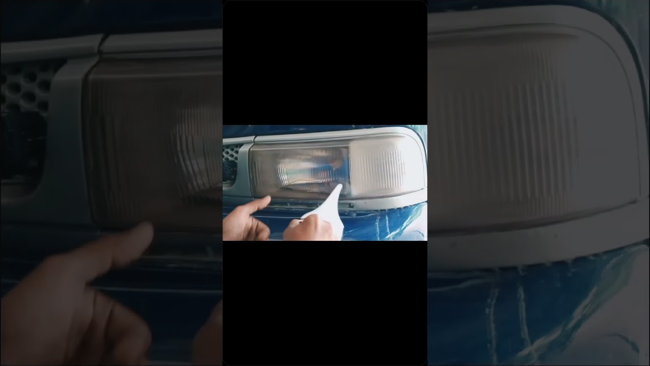 Nano burn coating headlamp
