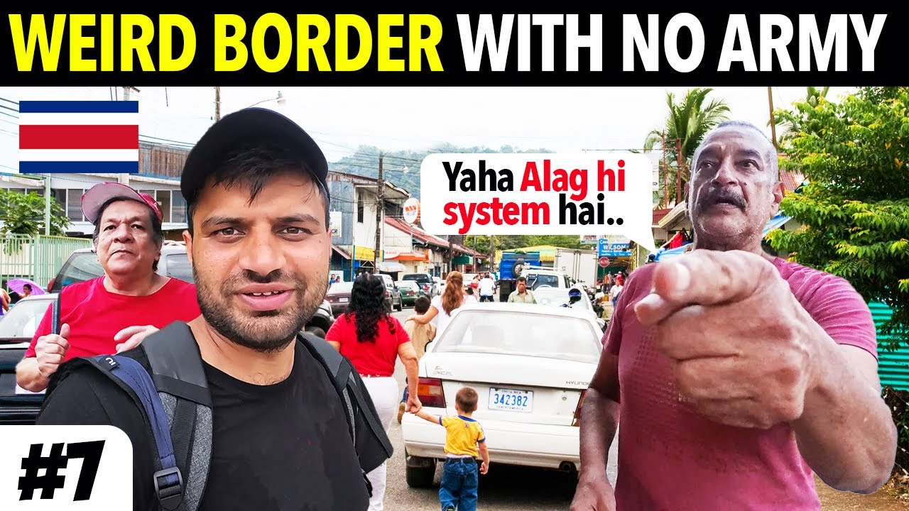 Most Confusing Border With No ARMY - Panama - Costa Rica