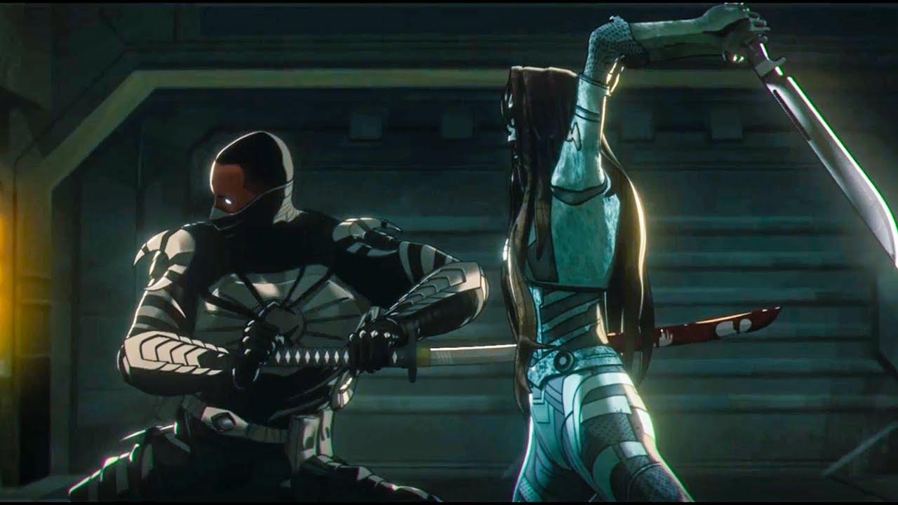 Blade (Moon Knight) fights zombie Ghost scene - Marvel Zombies