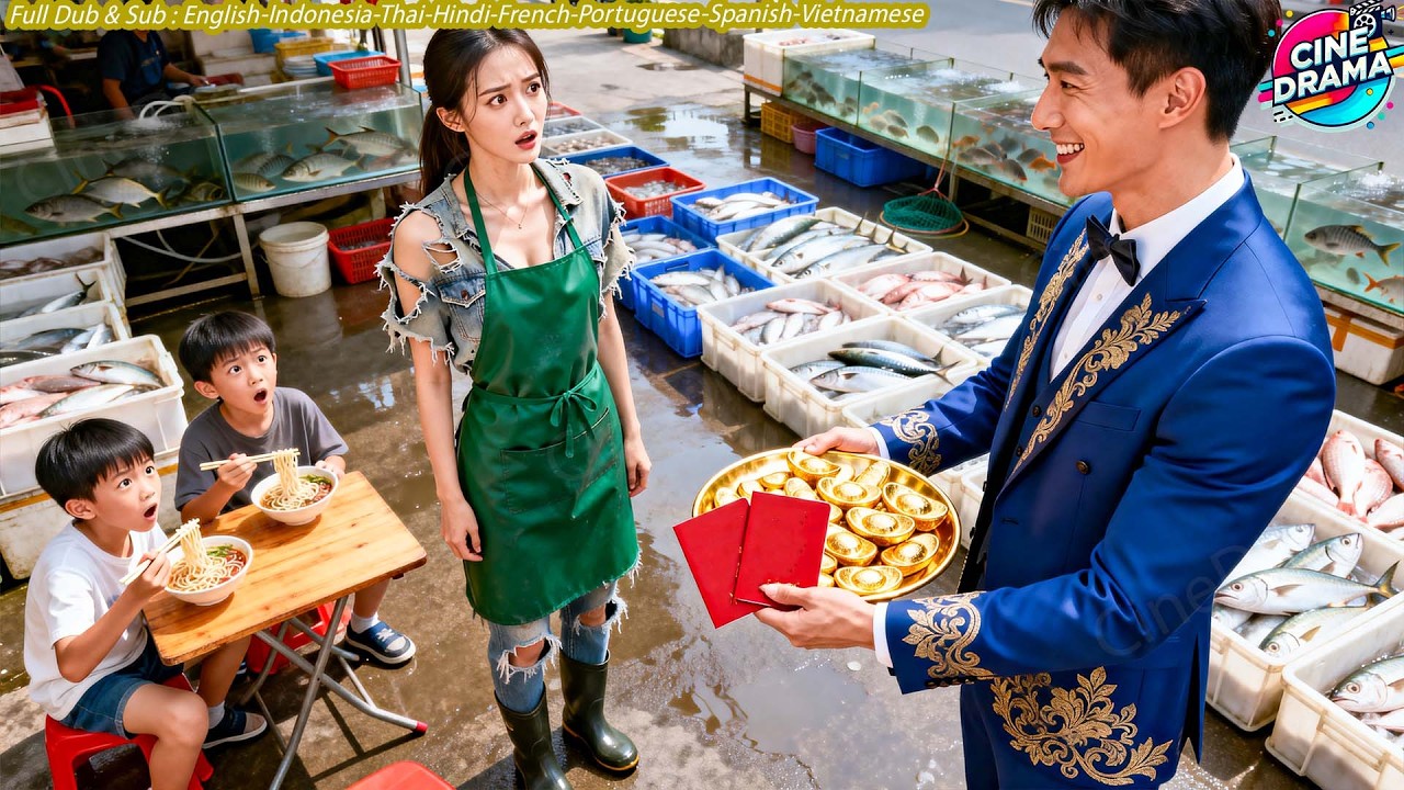 Fish Market Girl Raising Two Fatherless Kids Is Humiliated, Turns Out Their Dad Is A CEO