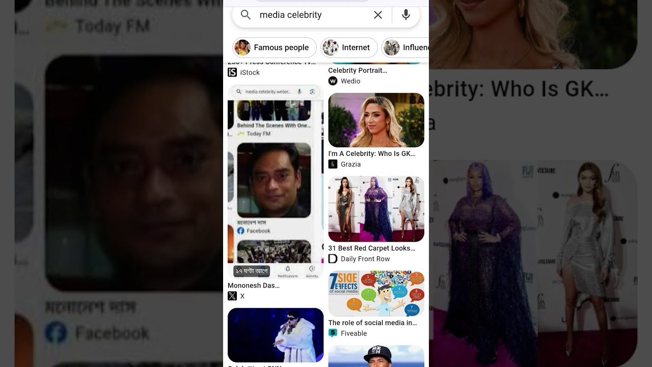 media celebrity