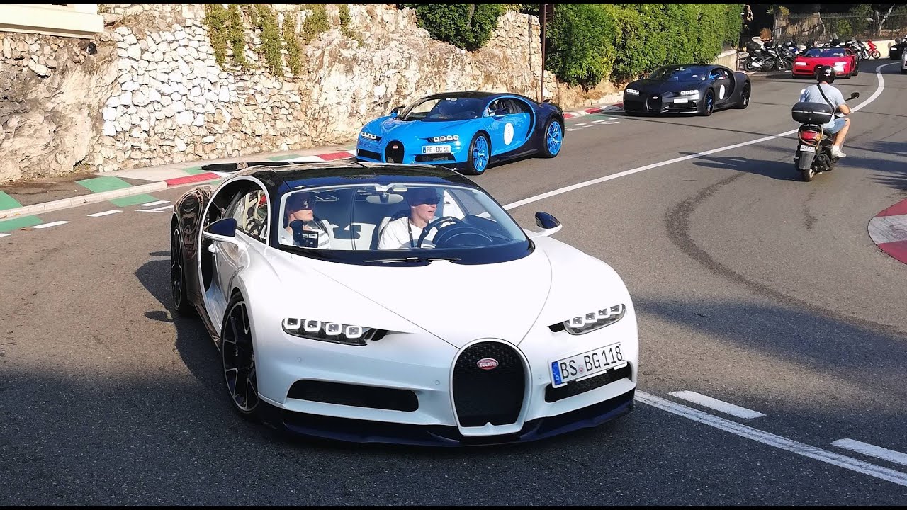 Bugatti Chiron driving Compilation! 25+ Chirons!
