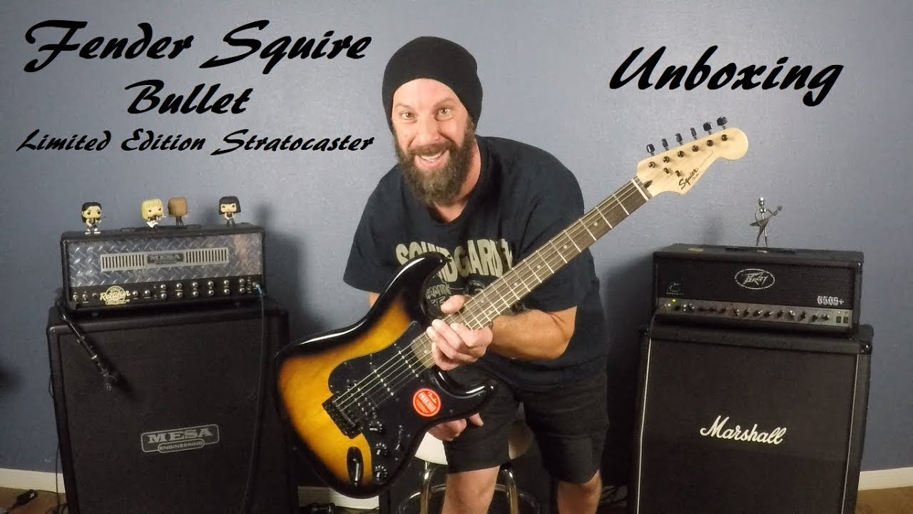 Unboxing: Fender Squier Bullet Stratocaster HSS with Tremolo Limited Edition