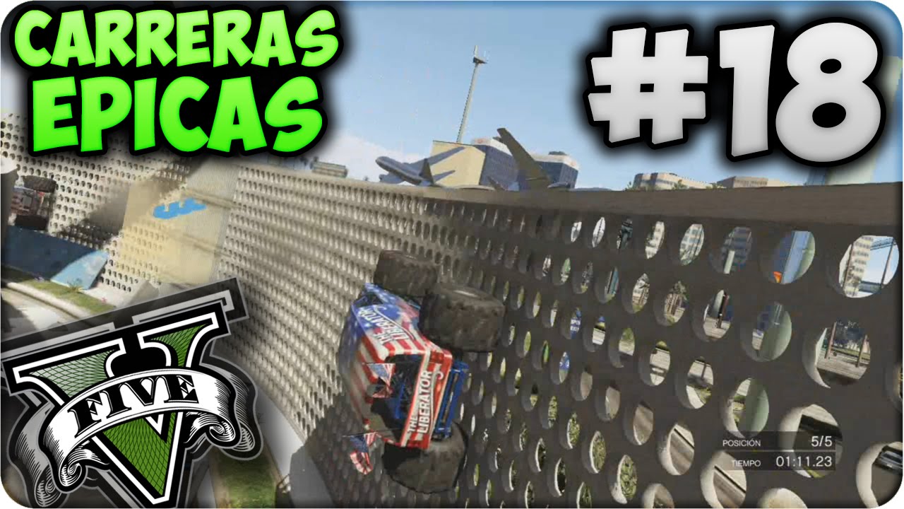 GTA V Online - Rampas y Saltos!! Sin Gravedad! - Carreras Épicas #18 - Funny Moments GTA 5