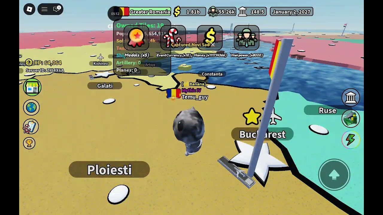 Playing Romania in control europe