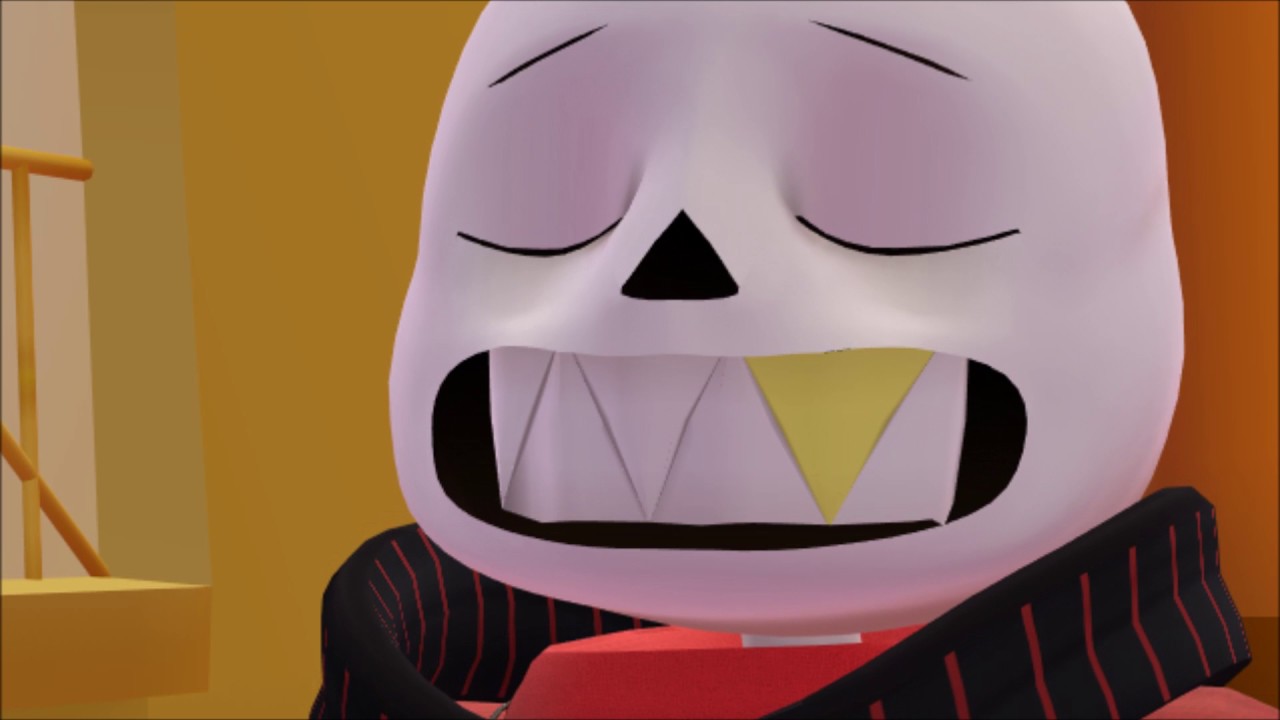 [MMD x undertale] angel of darkness flowerfell sans x frisk