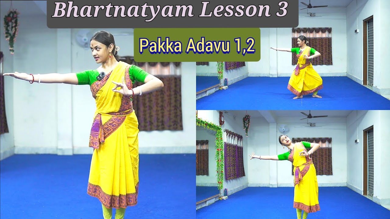 Pakka Adavu (1, 2)।। Bharatnatyam Adavu Lesson 3।। Dance Tutorial।। Priti Gayen Mistri