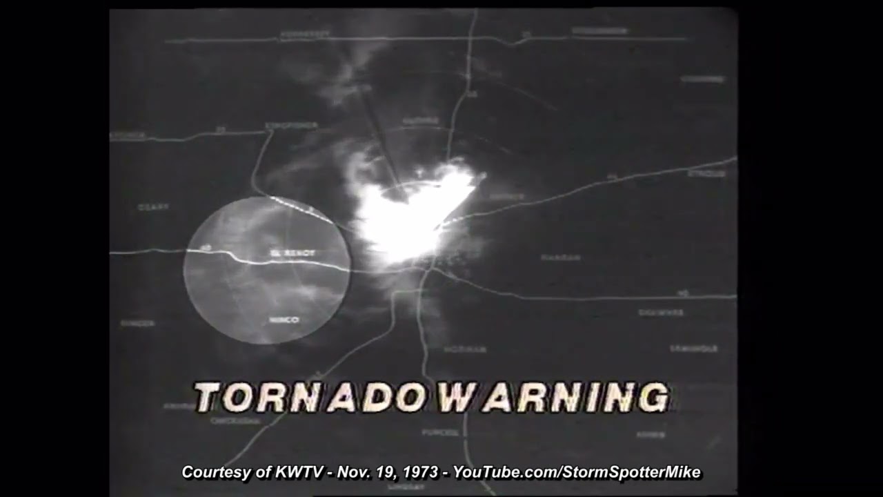KWTV Archive November 19, 1973 Tornado Coverage