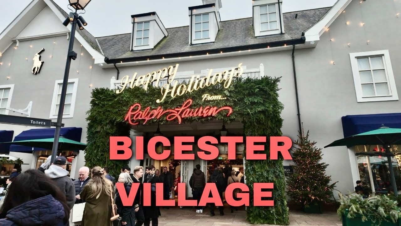 Bicester Village Luxury Walking Tour [4K]