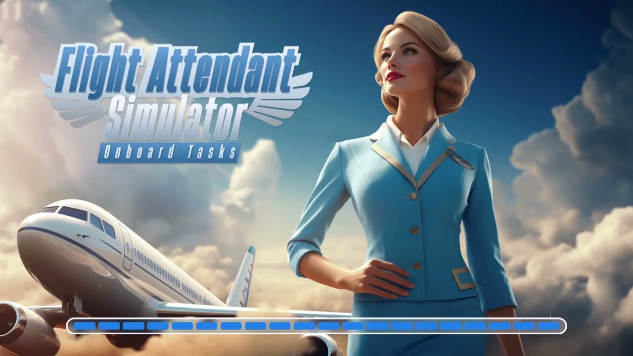I WORKED AS A BUDGET AIRLINE WORKER IN FLIGHT ATTENDANT SIMULATOR! 👨‍✈️