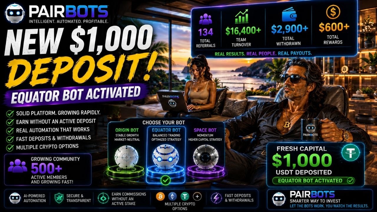 PairBots Ai Trading - New LIVE Deposit & Platform Recap + Withdrawals too!!