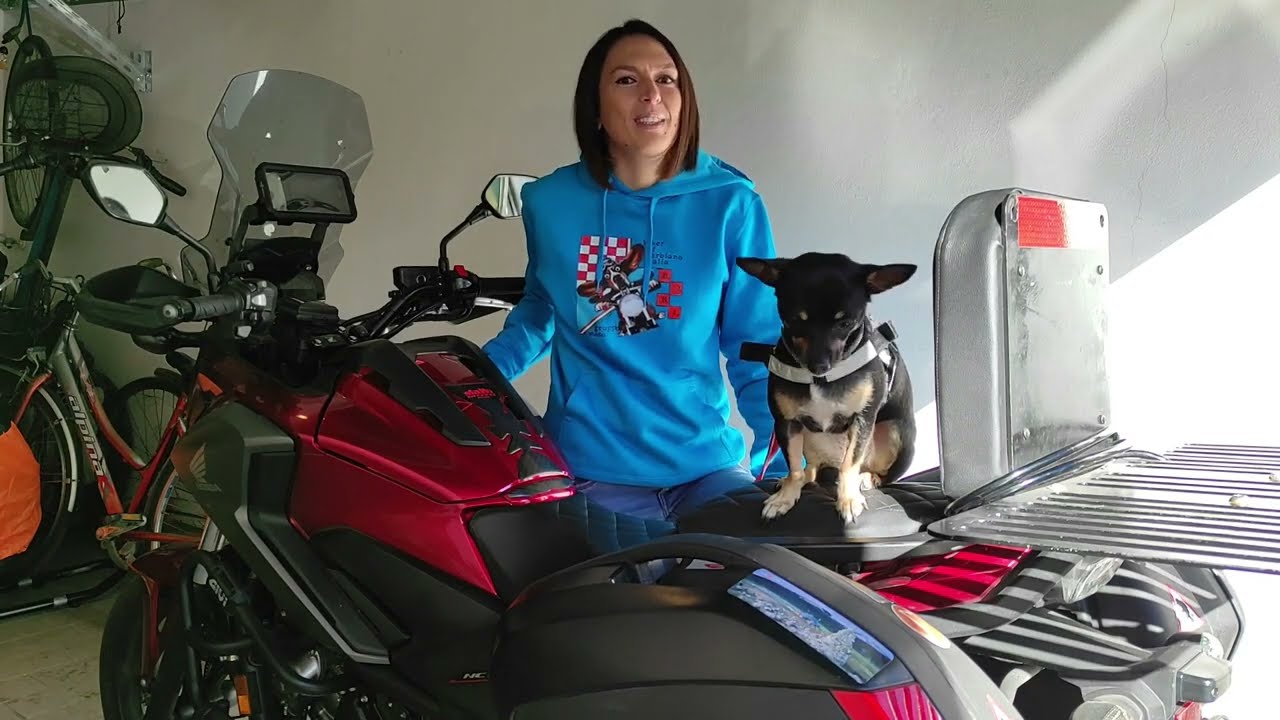 VIDEO PIPPONE DOPO NORDKAPP NOI e la MOTO HONDA NC750X Virginia e Fabrizio