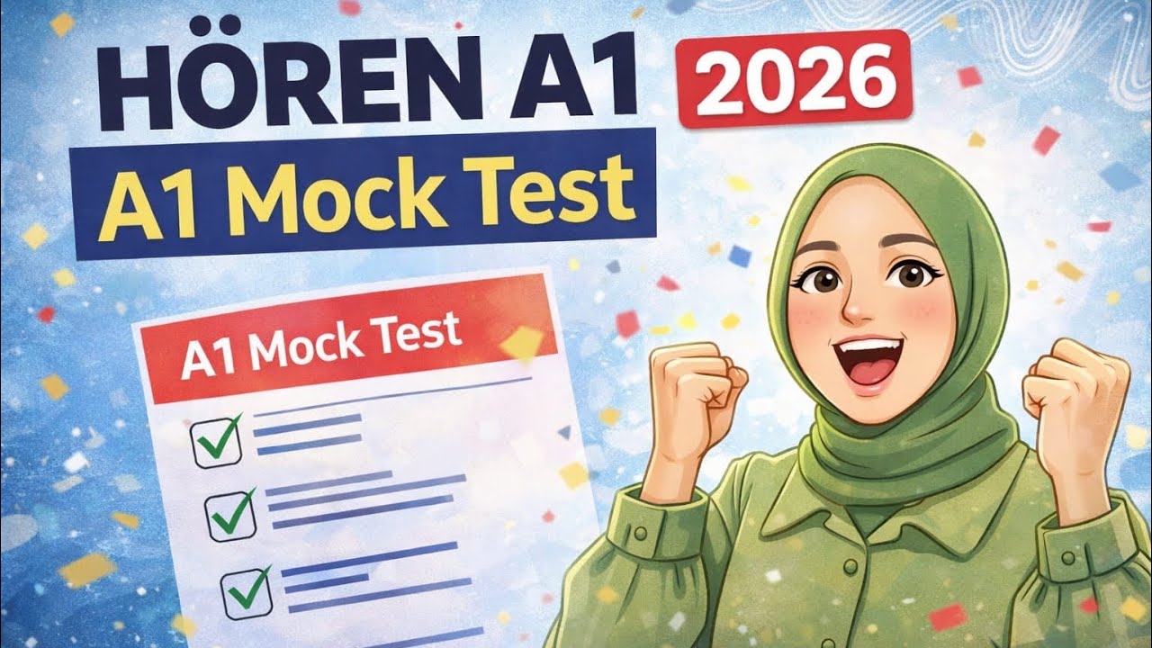 A1 Deutsch Hören Übung mit Antworten | Goethe Exam Practice 2026