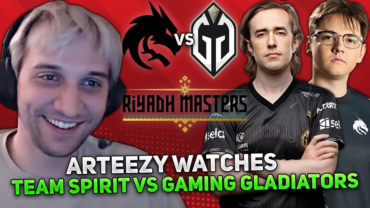 ARTEEZY WATCHES TEAM SPIRIT vs GAMING GLADIATORS! Riyadh Masters 2024