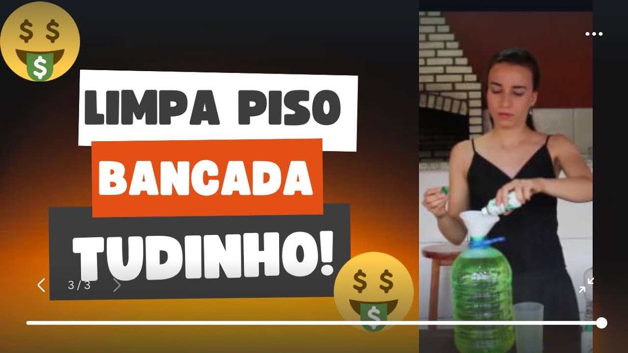 Receita de LIMPA-TUDO, mas tuuuudo mesmo! Aposenta seu Veja e economiza!