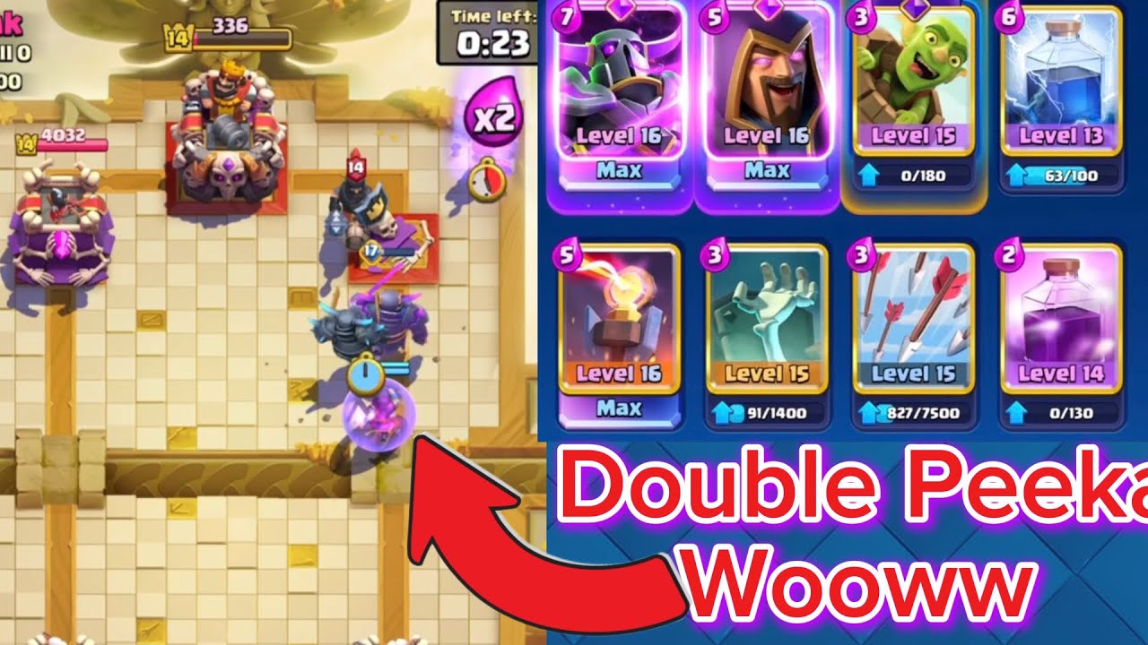 Road To 10000 Trophy 🏆 Part 2(Peeka slam Deck )