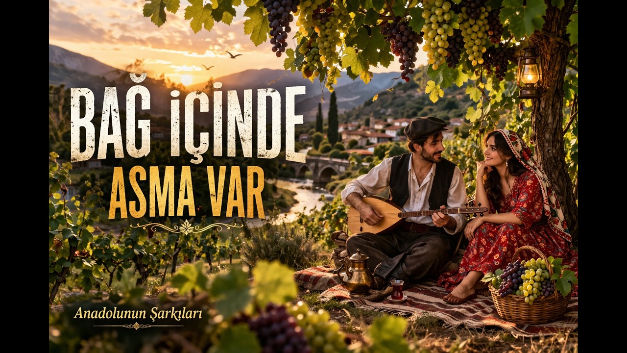 Bağ İçinde Asma Var | Anadolu Folk | Kadın & Erkek Düet | Bağlama | Türk Halk Müziği