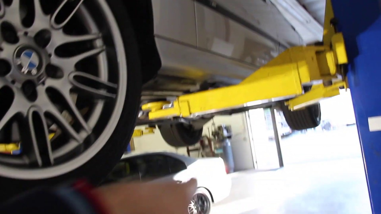 Как поднять и закрепить домкратом BMW E39